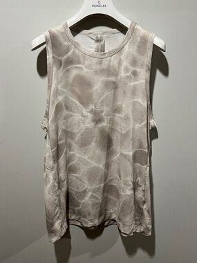 CALIA by Carrie Underwood Tie Dye Sleeveless Workout Tank Top Open Back Athletic